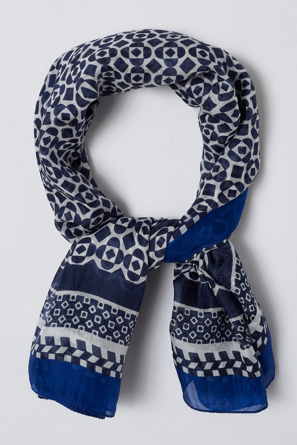 Foulard pure soie imprimé