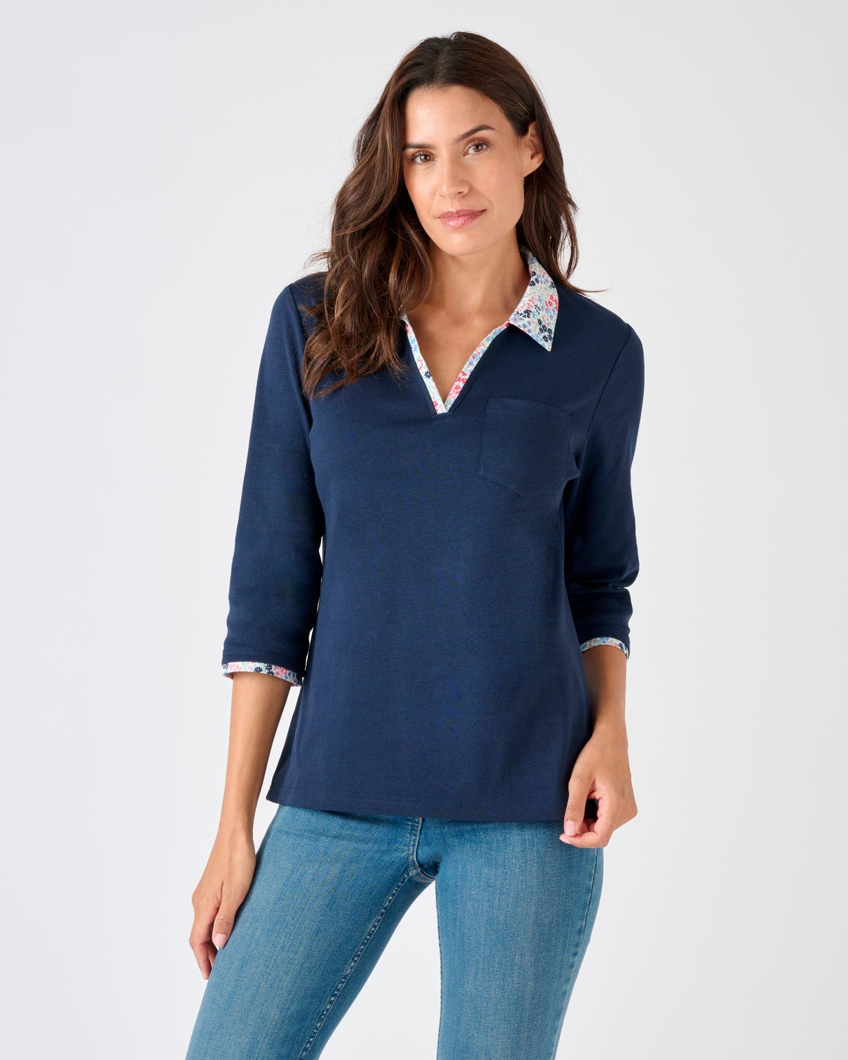 T-shirt effet 2 en 1