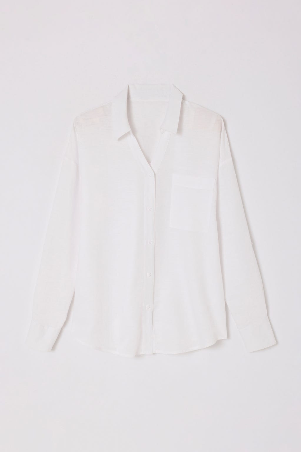 Chemise mélange lin et coton