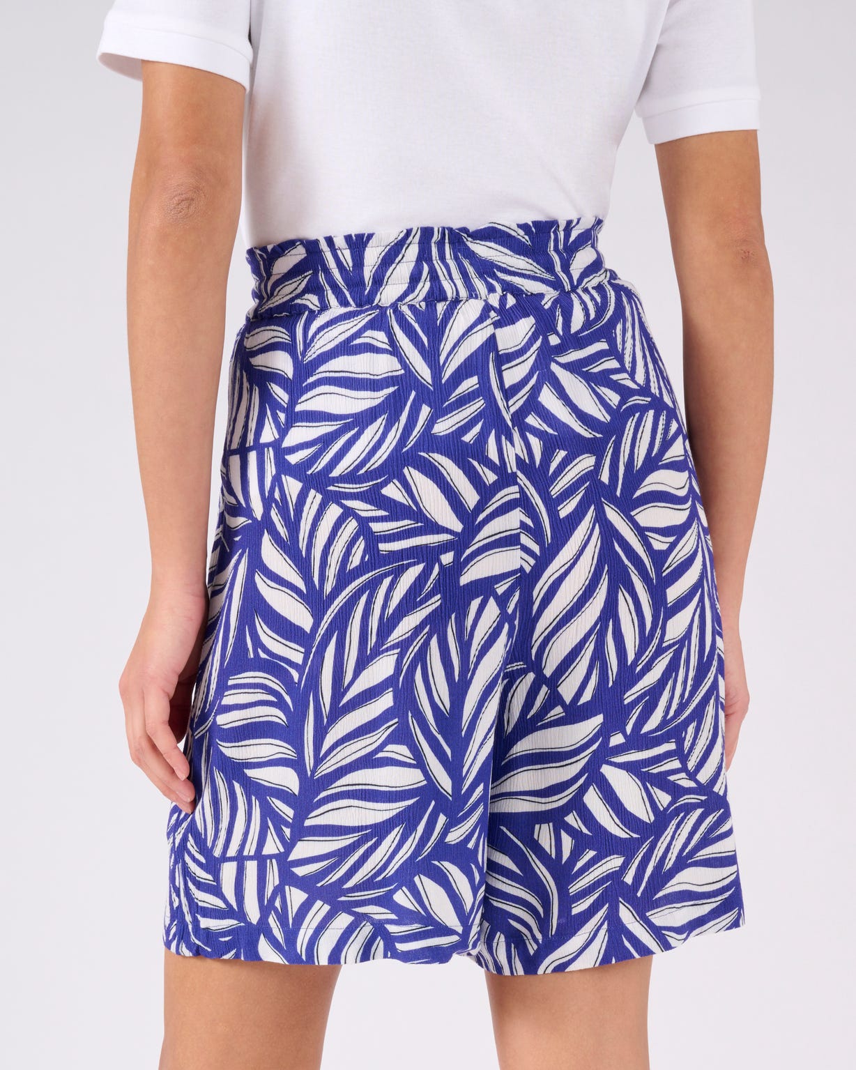 Bermuda en tissu créponné pure viscose