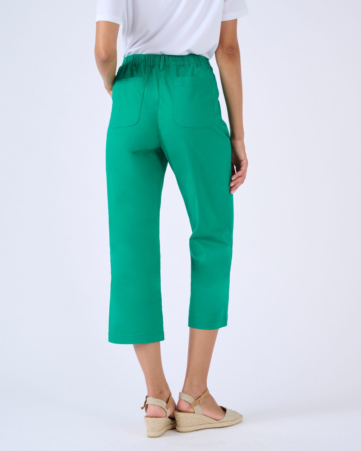 Pantacourt coton stretch