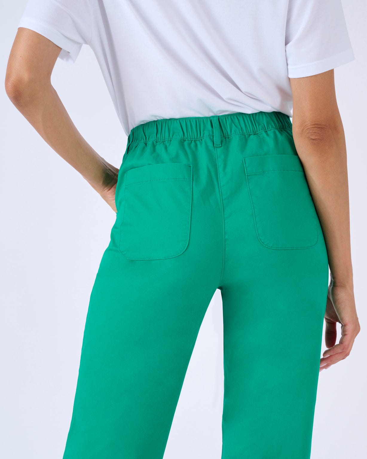 Pantacourt coton stretch