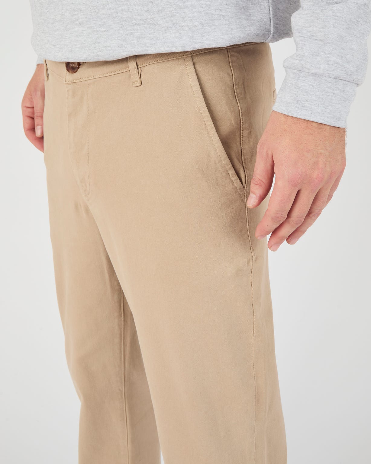 Pantalon chino coton stretch
