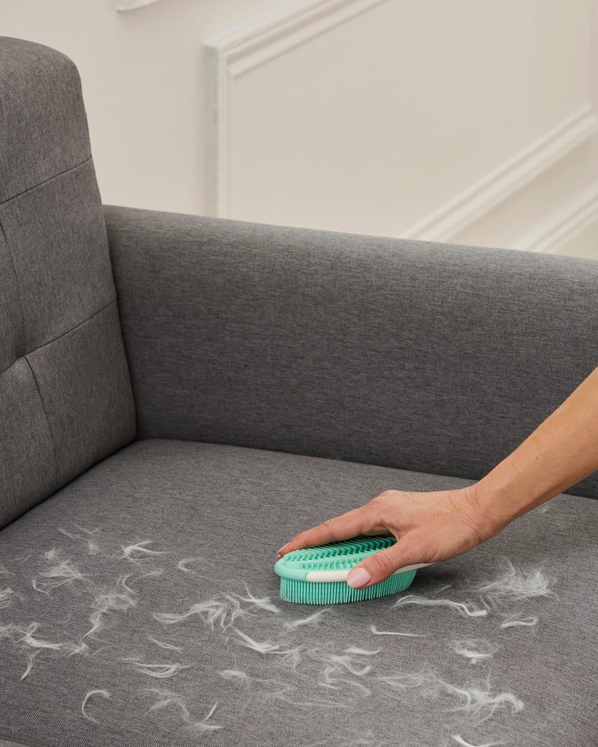 Brosse textile double face