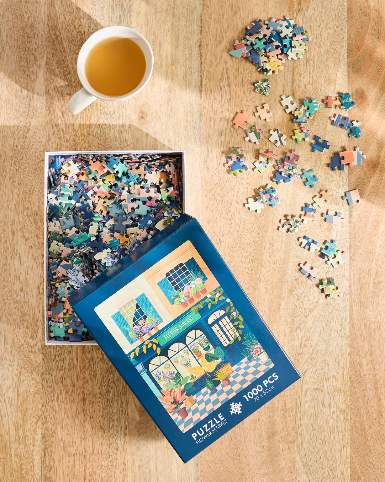 Puzzle 1000 pièces Marché aux Fleurs