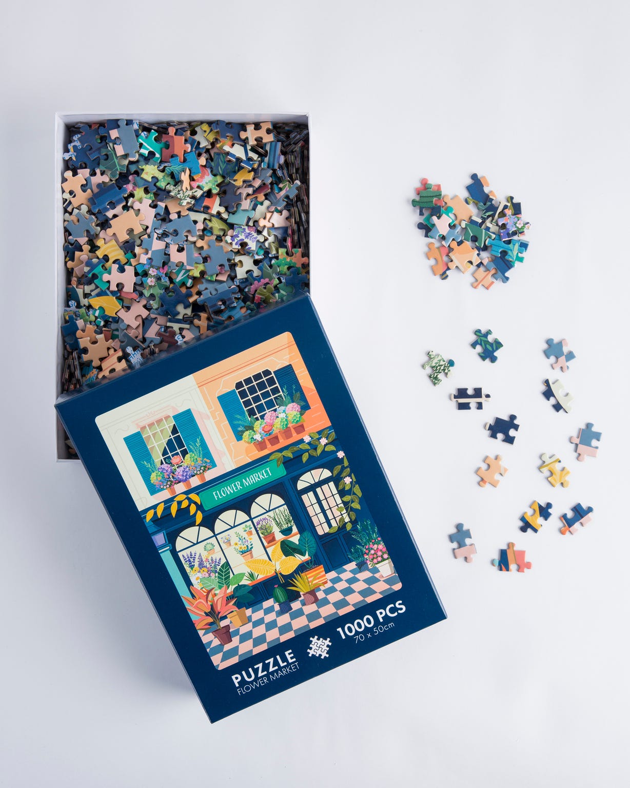 Puzzle 1000 pièces Marché aux Fleurs