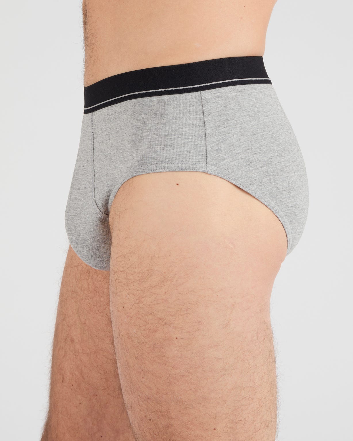 Lot de 3 slips fermés coton biologique majoritaire