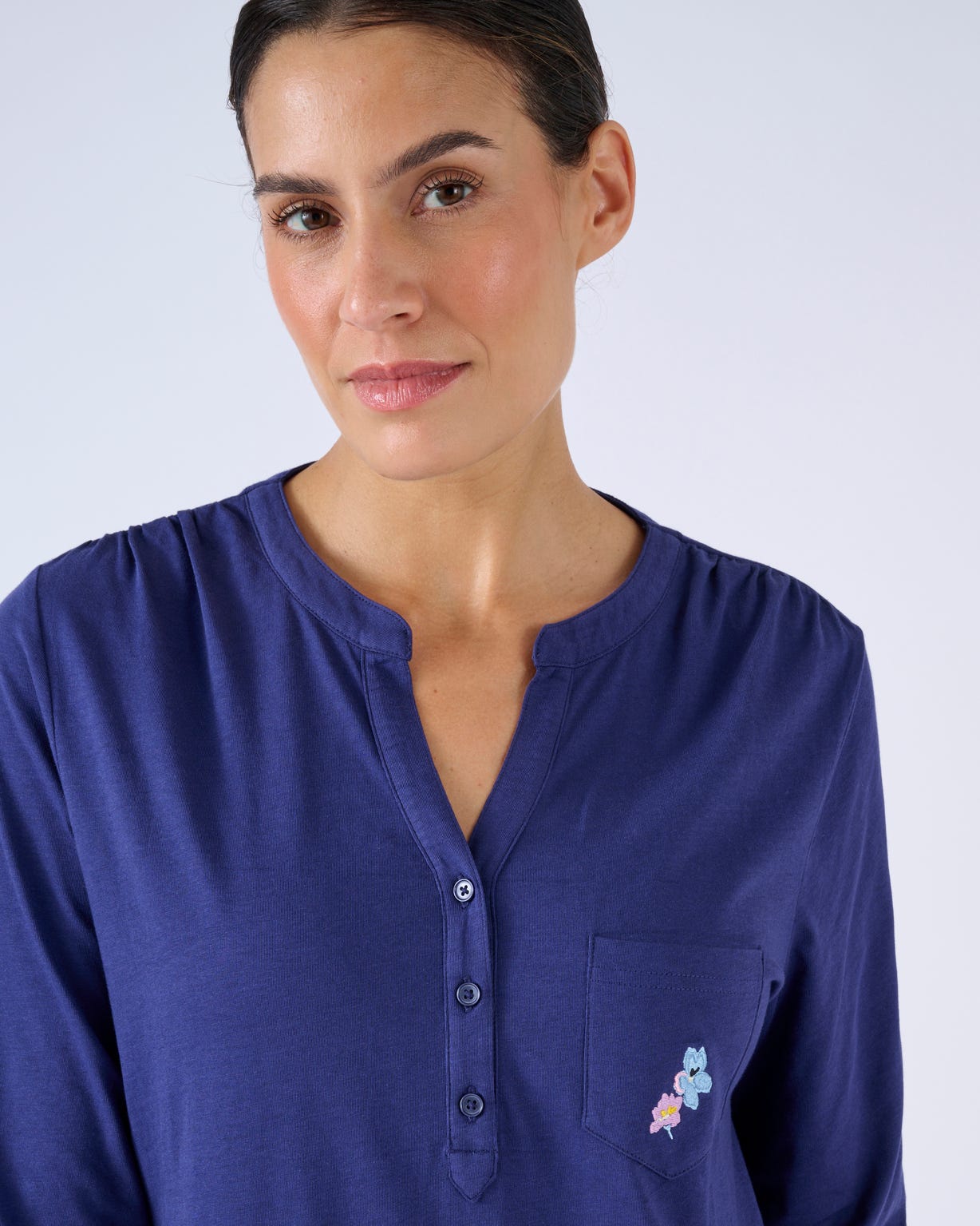 Pantalon de pyjama en maille jersey pur coton