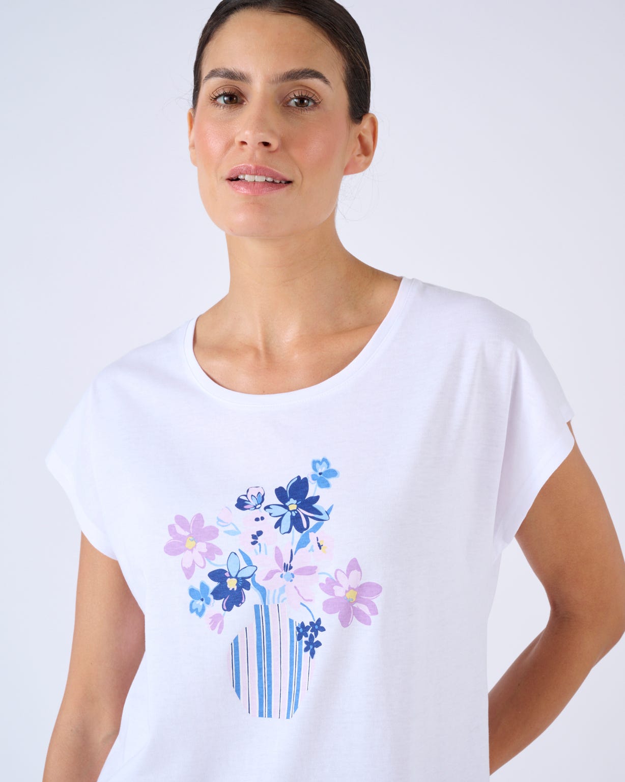 Pantalon de pyjama en maille jersey pur coton