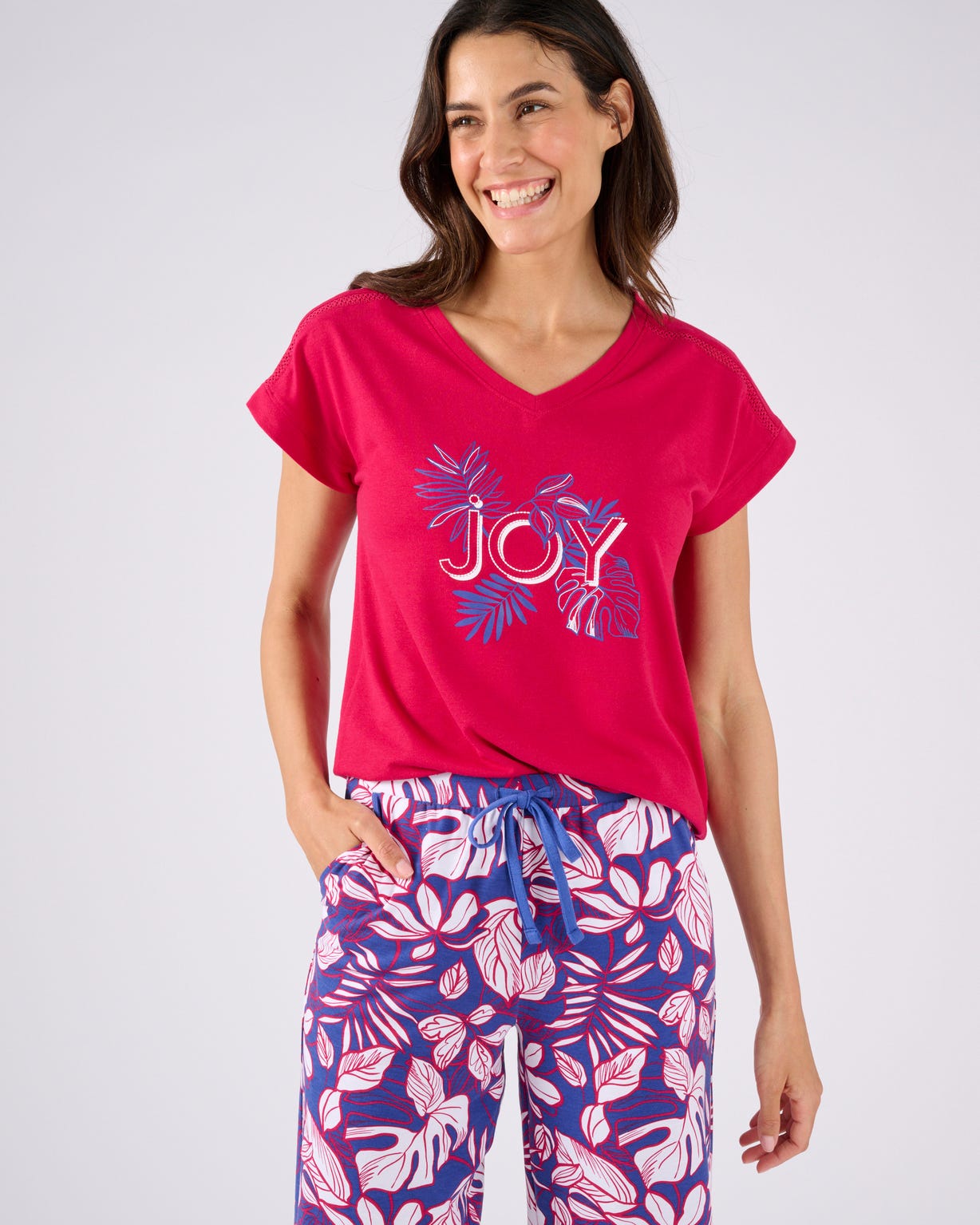 Pyjama 7/8ème Climatyl en maille jersey