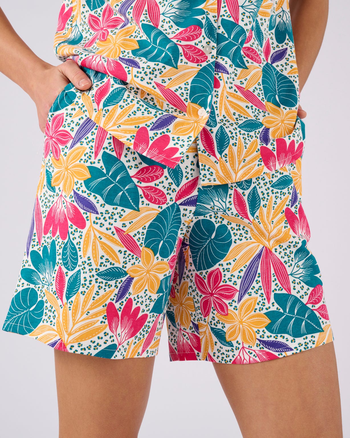 Pyjashort en maille jersey pur coton