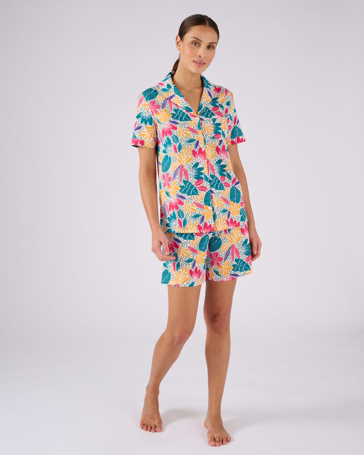 Pyjashort en maille jersey pur coton