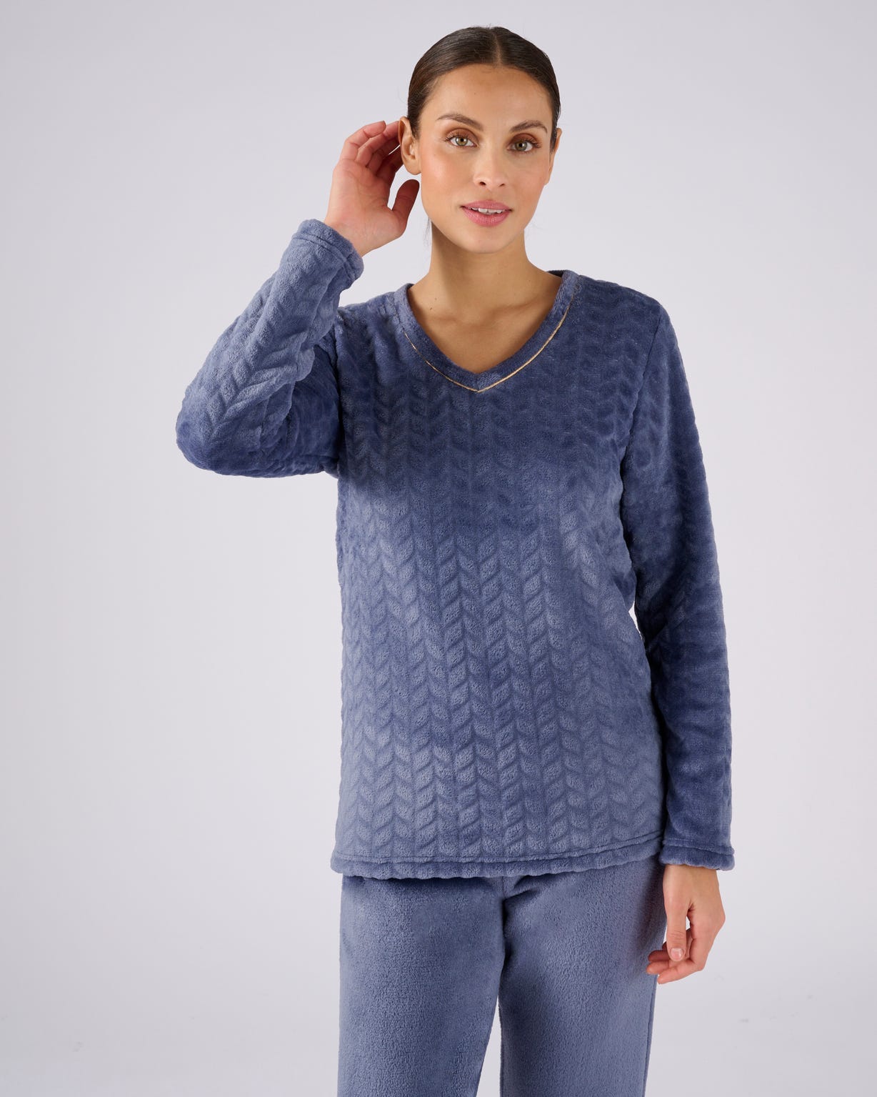 Pyjama Thermolactyl maille reliéfée