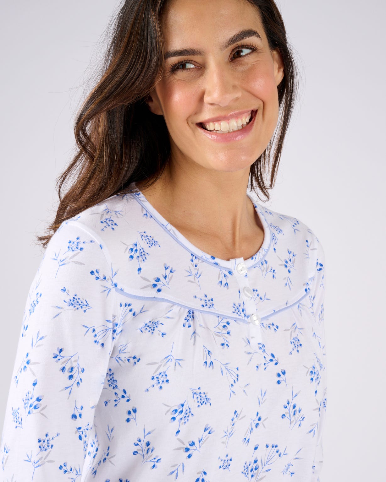 Chemise de nuit maille jersey pur coton