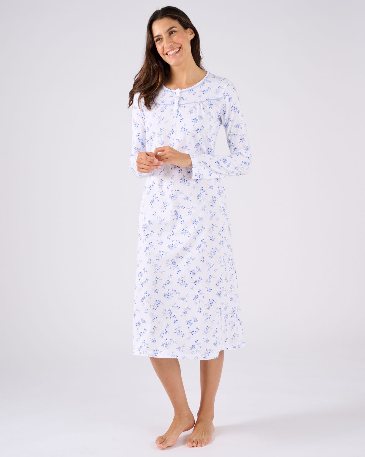 Chemise de nuit maille jersey pur coton