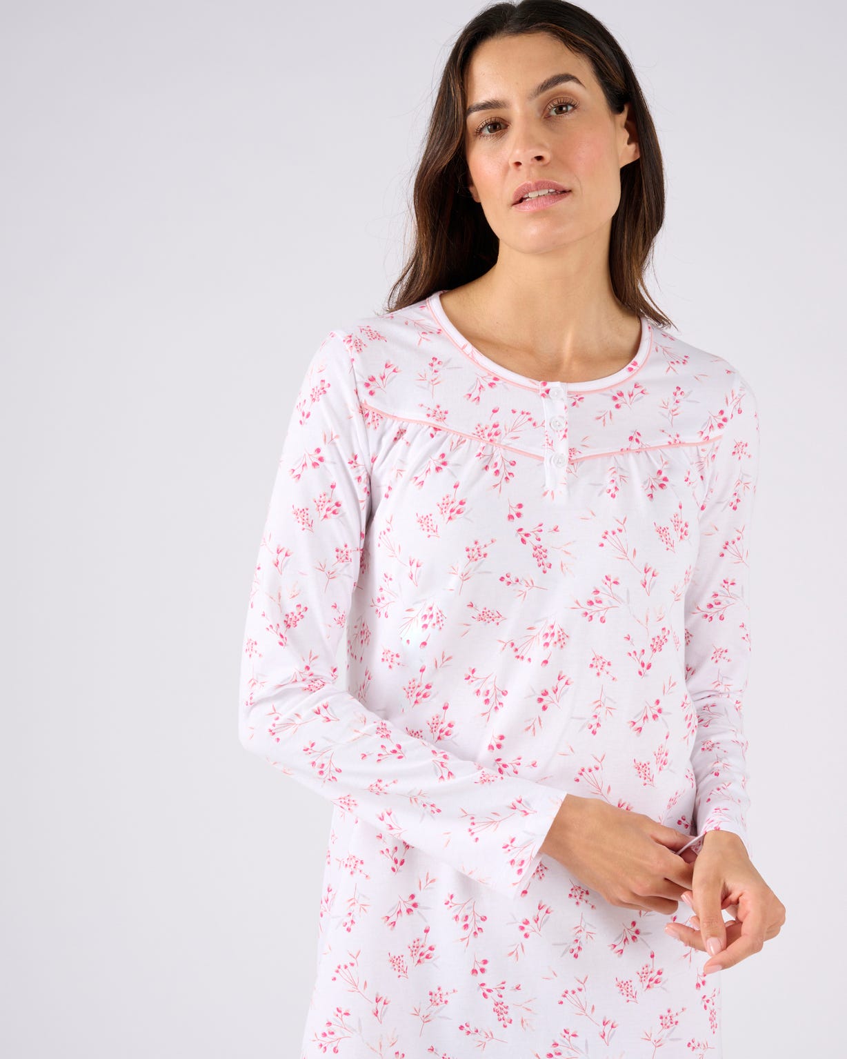 Chemise de nuit maille jersey pur coton