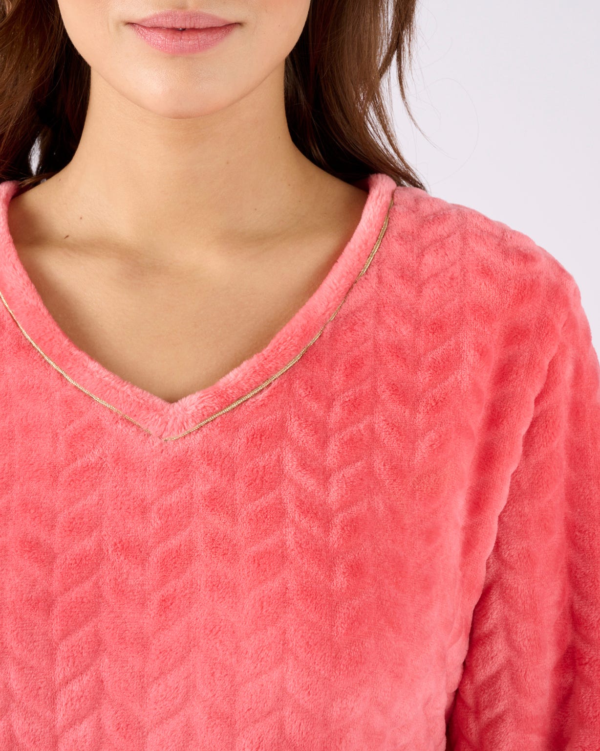 Chemise de nuit Thermolactyl maille reliéfée