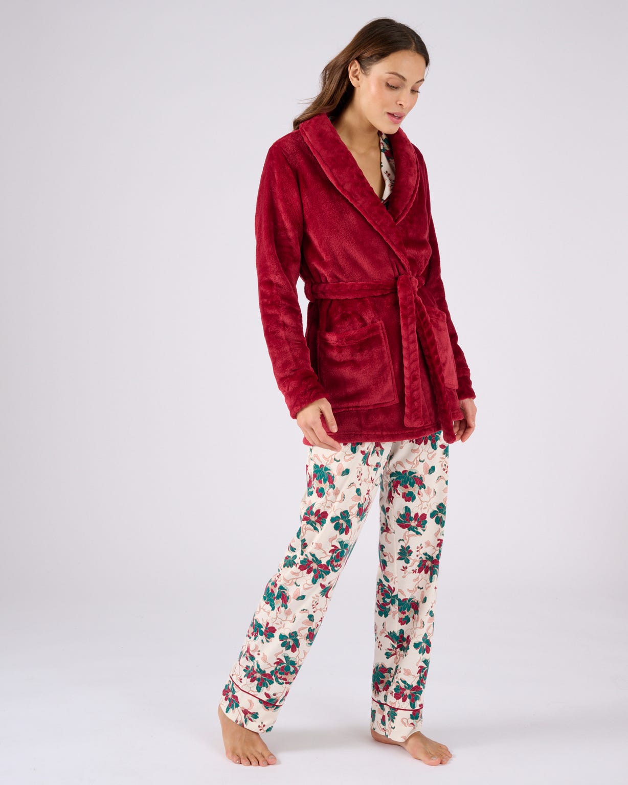 Robe de chambre Thermolactyl en maille moelleuse