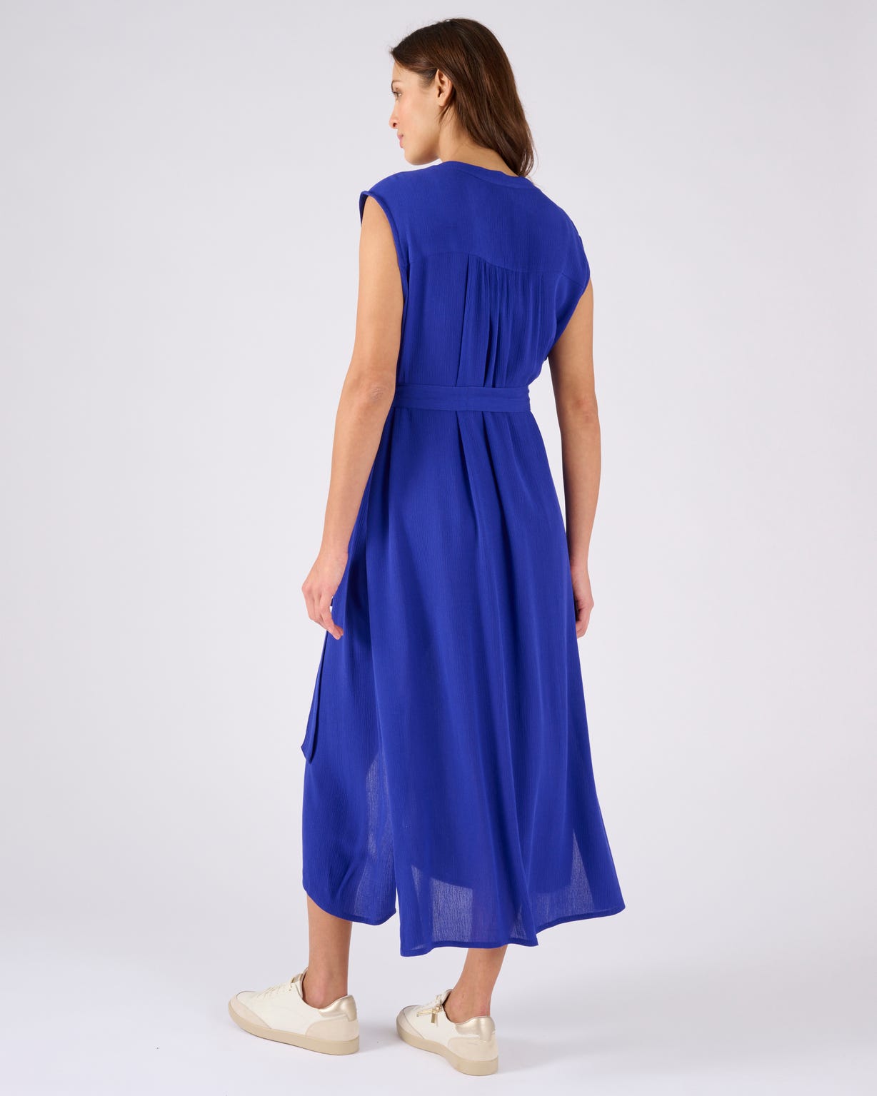 Robe tissu créponné pure viscose