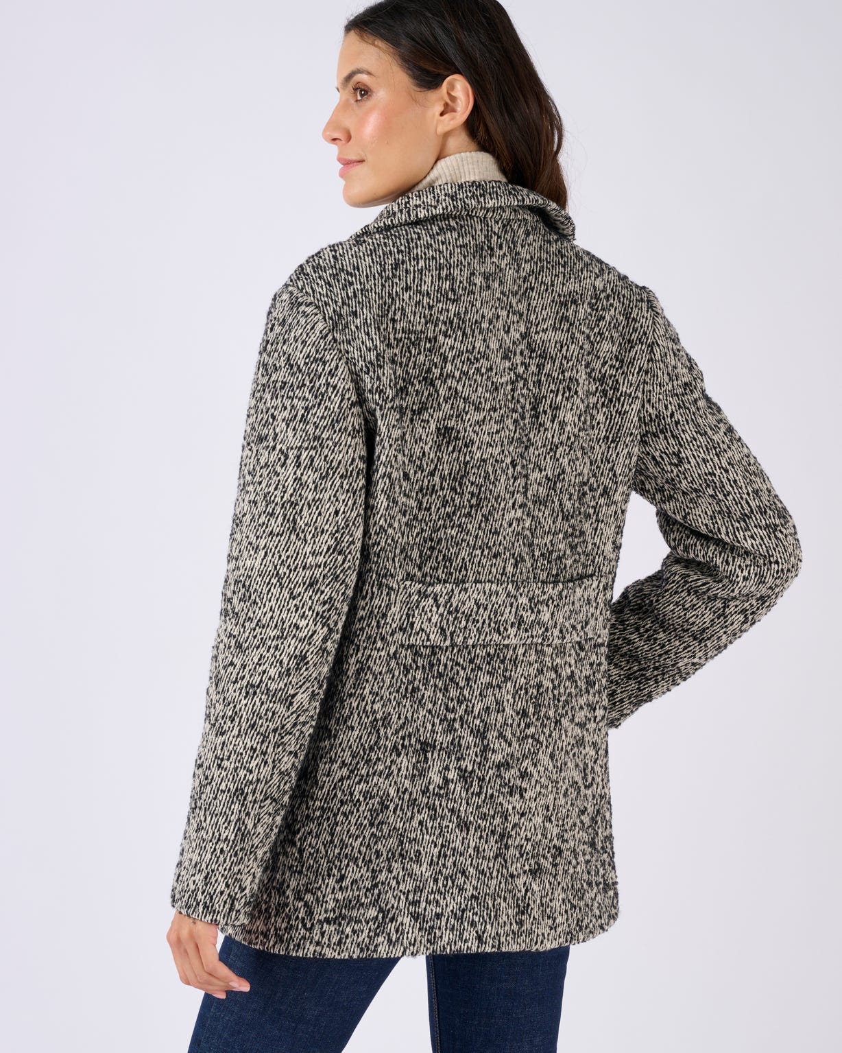 Manteau mélange laine Thermolactyl