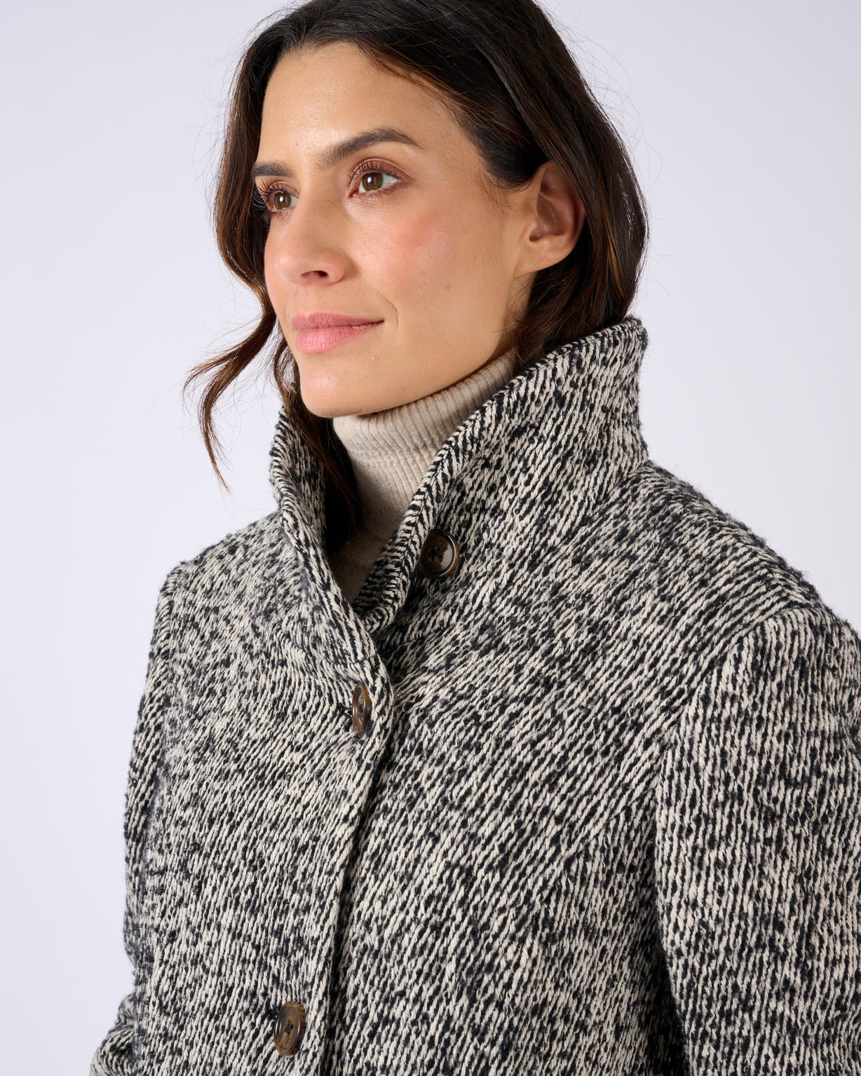 Manteau mélange laine Thermolactyl