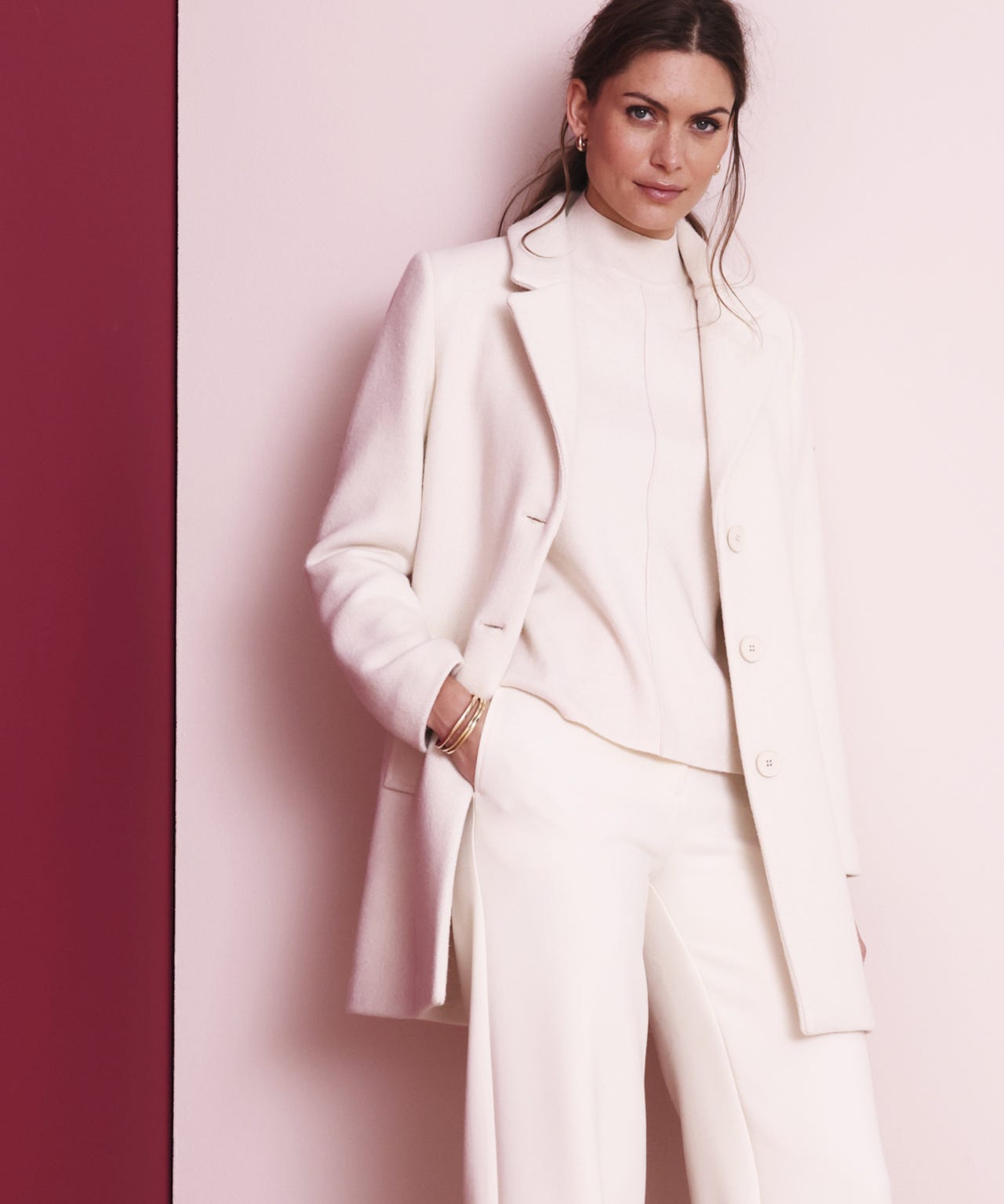 Manteau mélange laine Thermolactyl