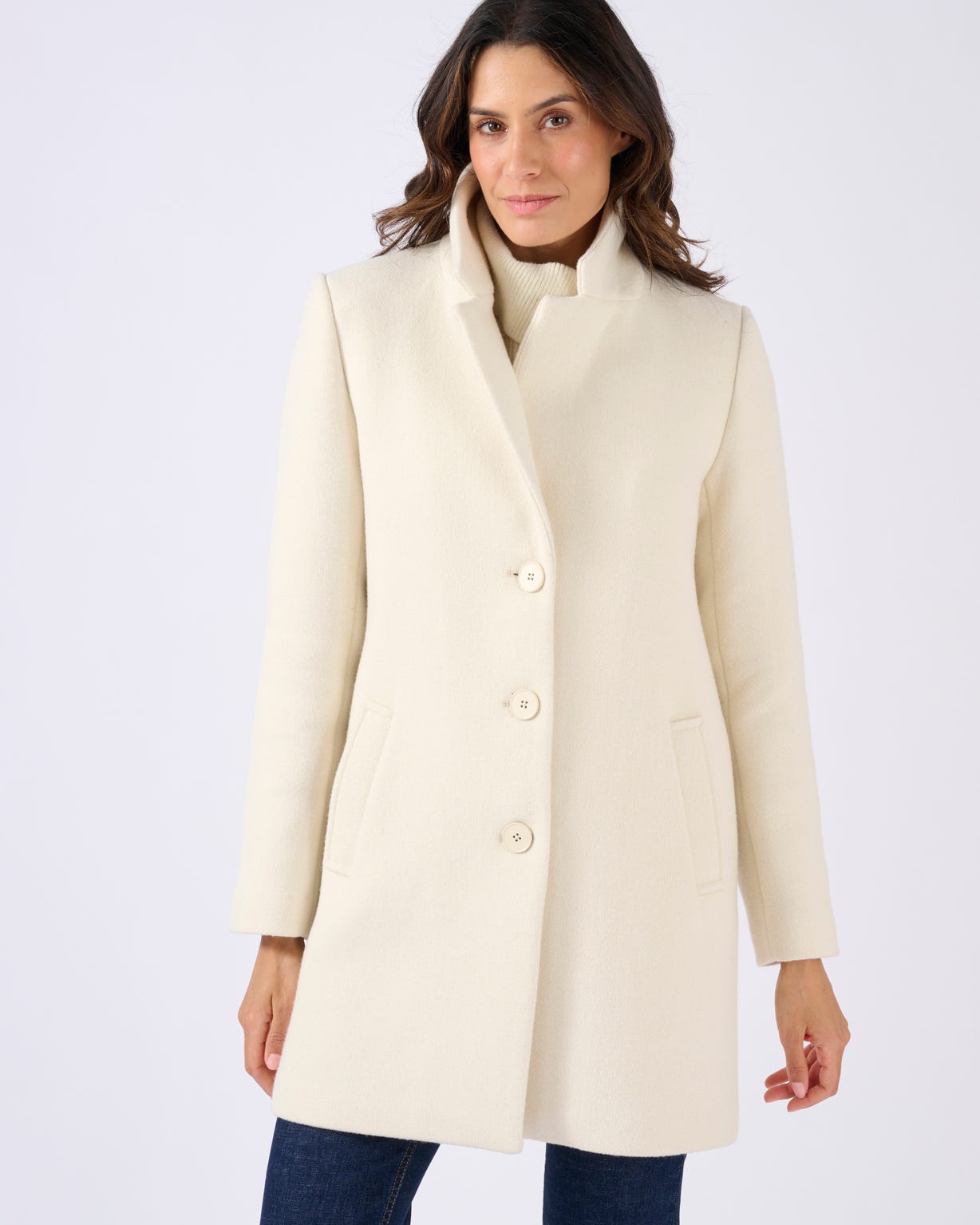 Manteau mélange laine Thermolactyl