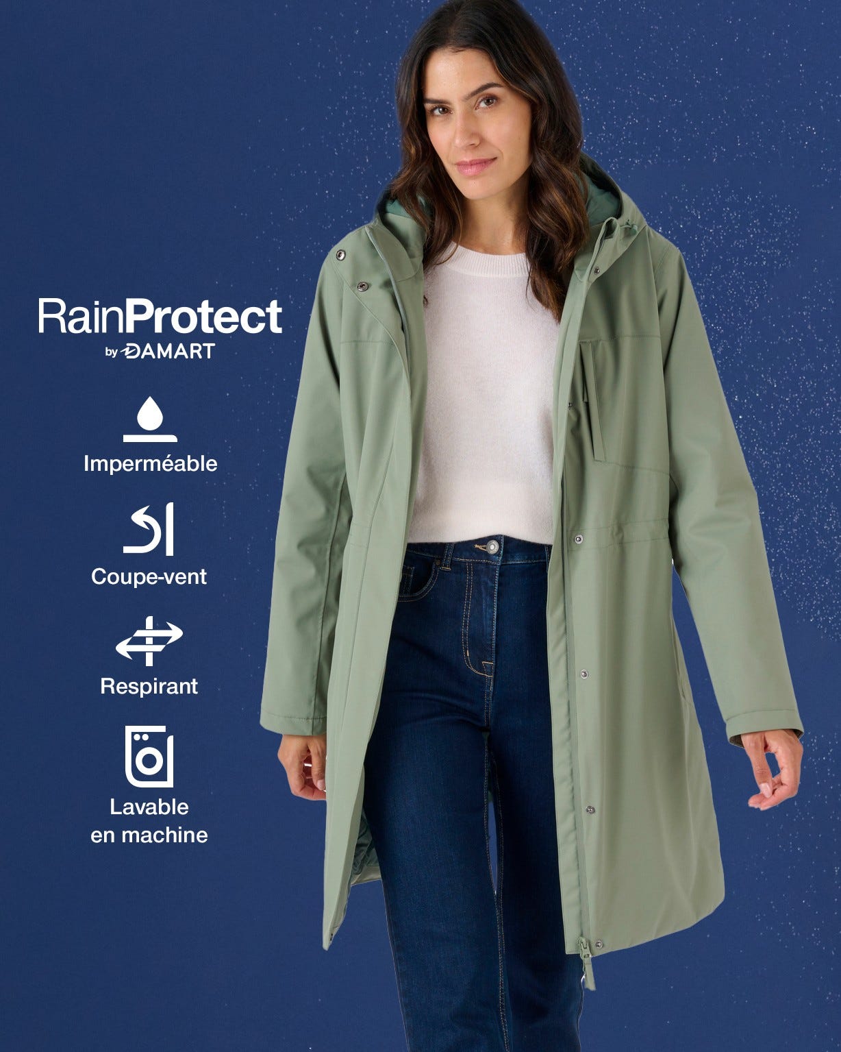 Parka Thermolactyl RainProtect by Damart