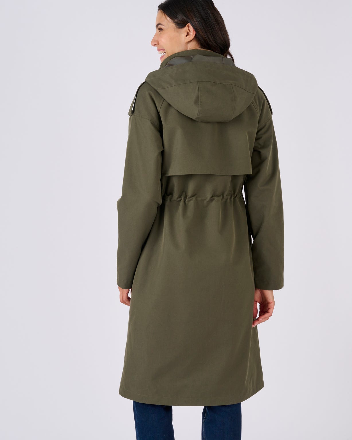 Parka longue esprit trench