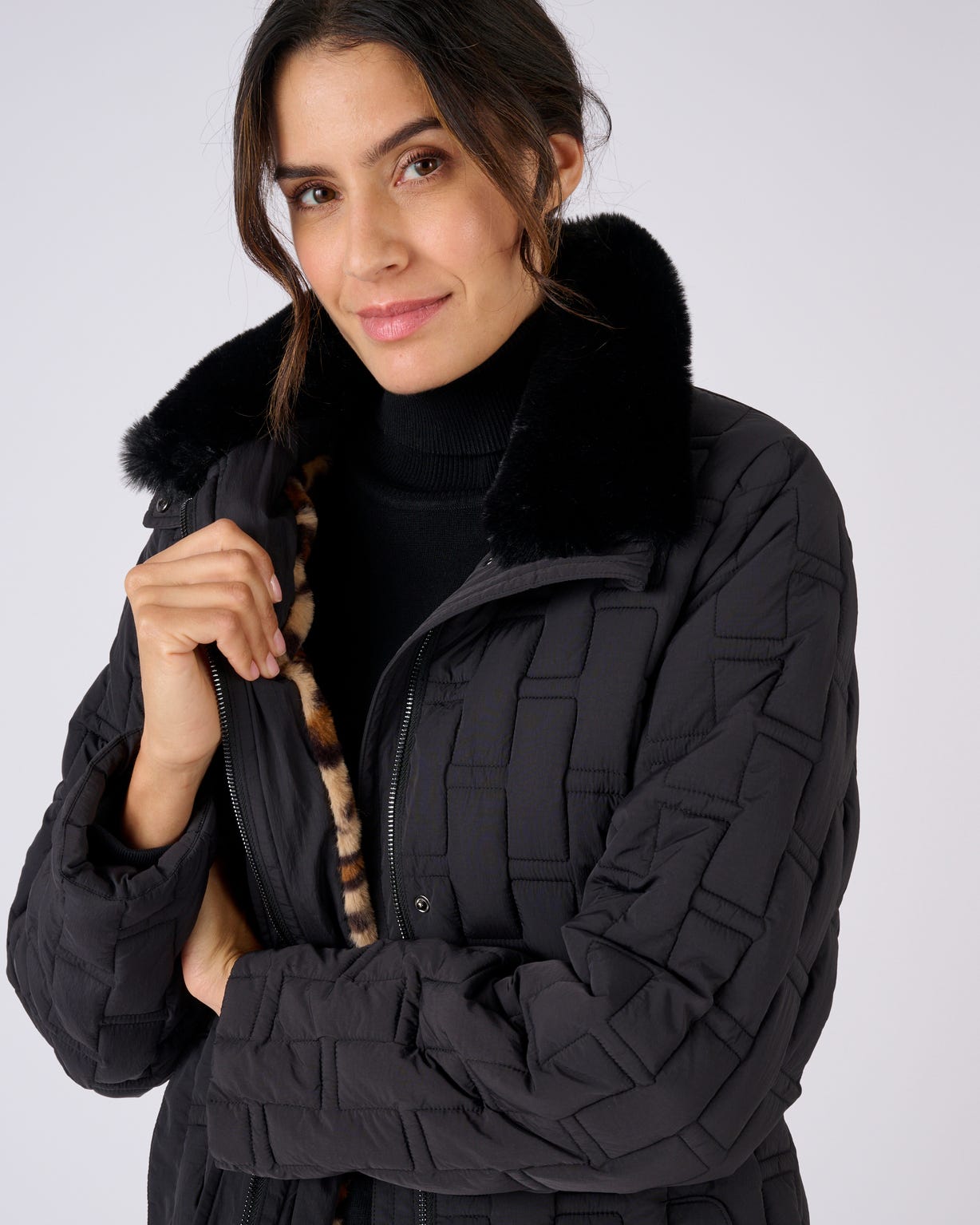 Parka matelassée fantaisie