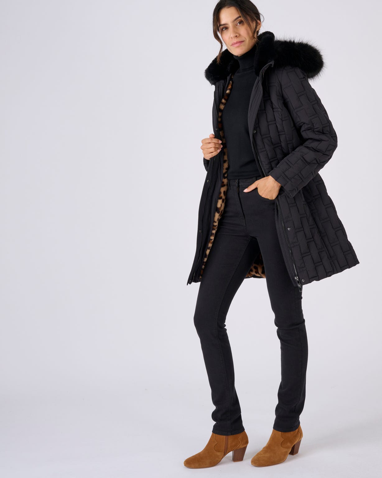 Parka matelassée fantaisie