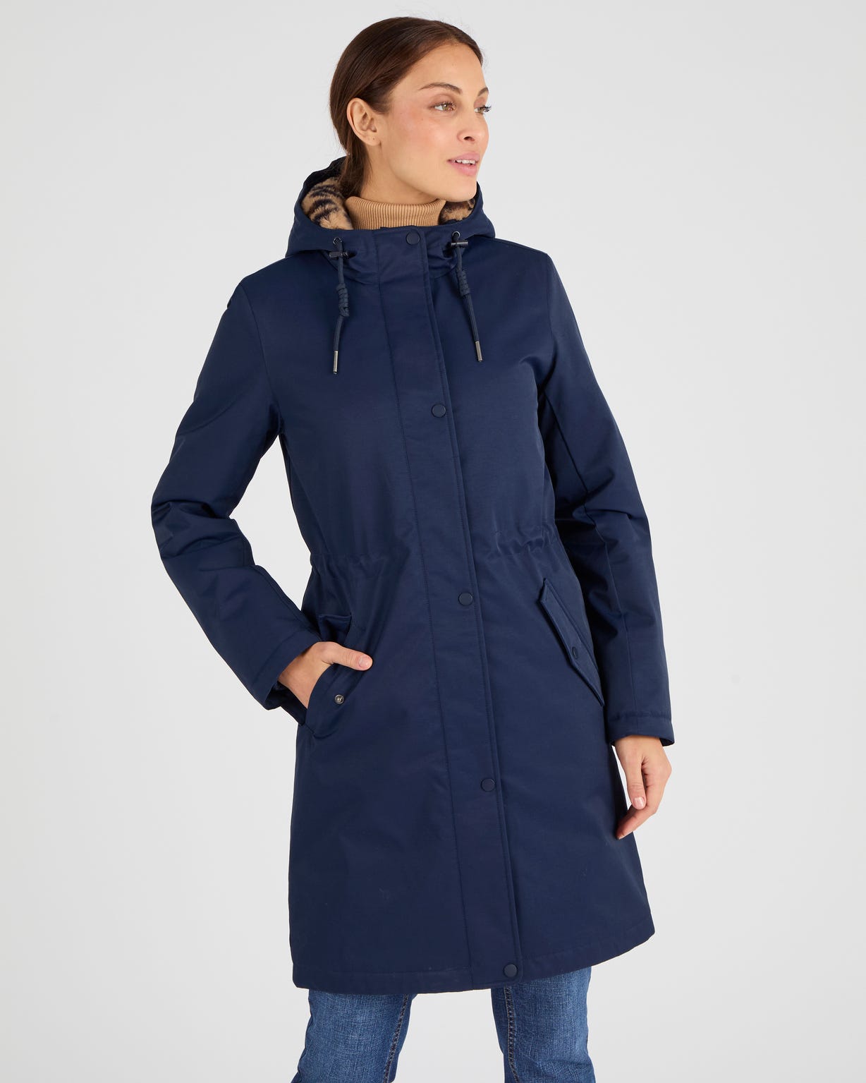 Parka avec détails motif animalier Thermolactyl