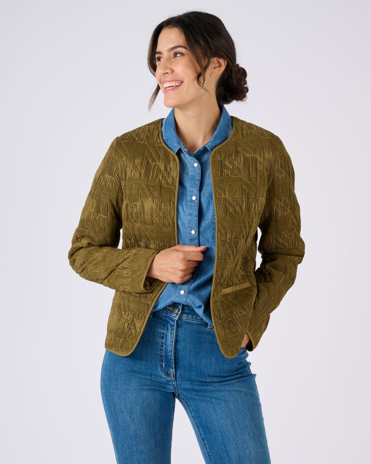 Veste matelassée fantaisie