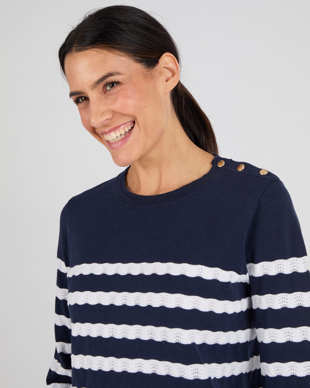 Pull marinière rayures fantaisie