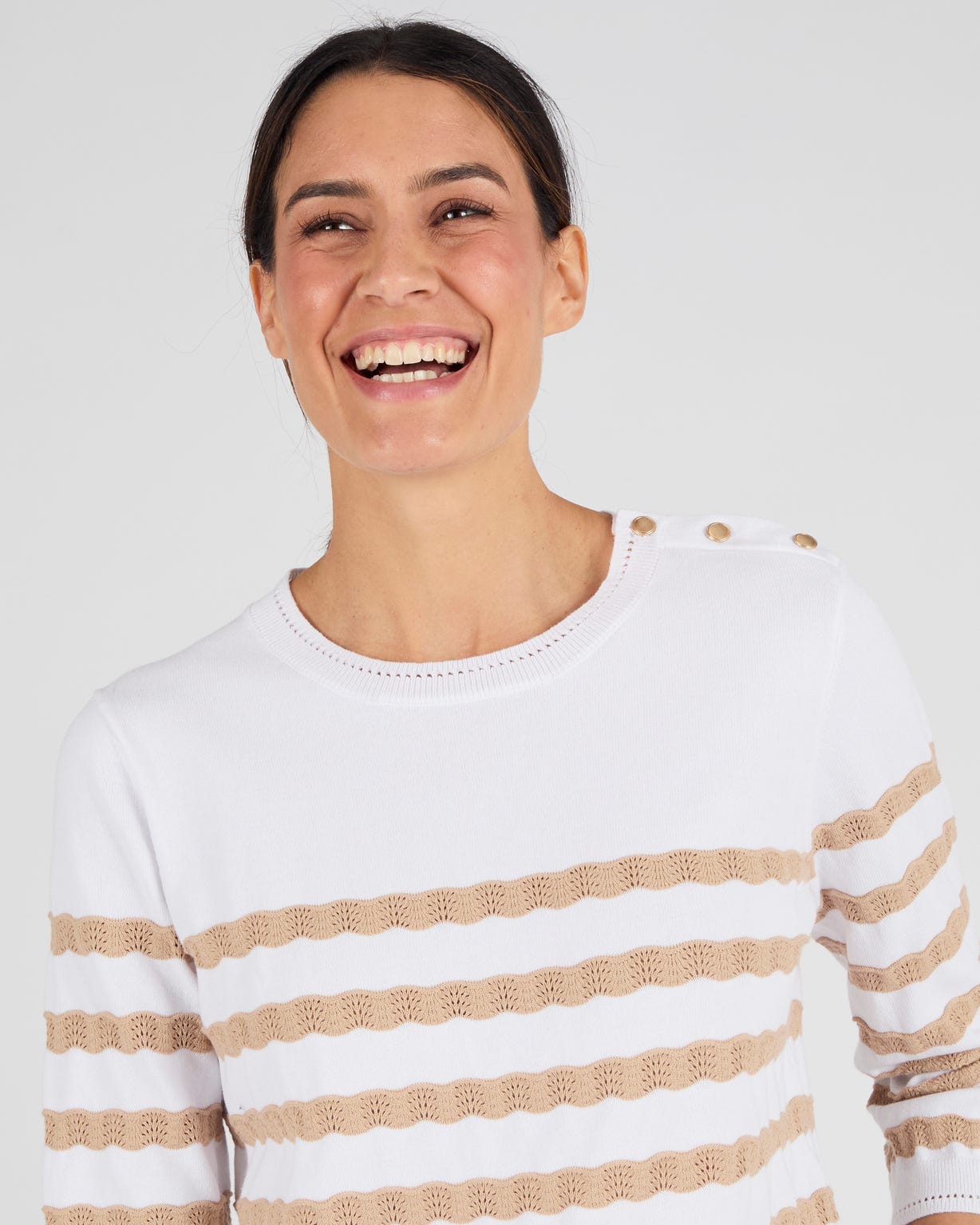 Pull marinière rayures fantaisie