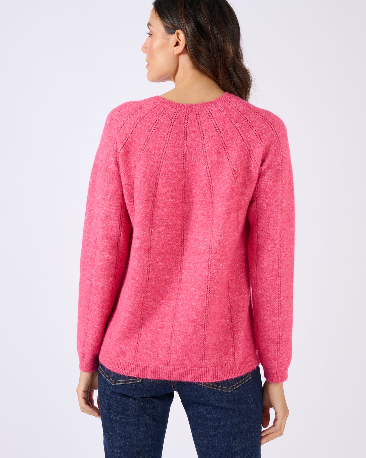 Pull maille ajourée et strass Thermolactyl