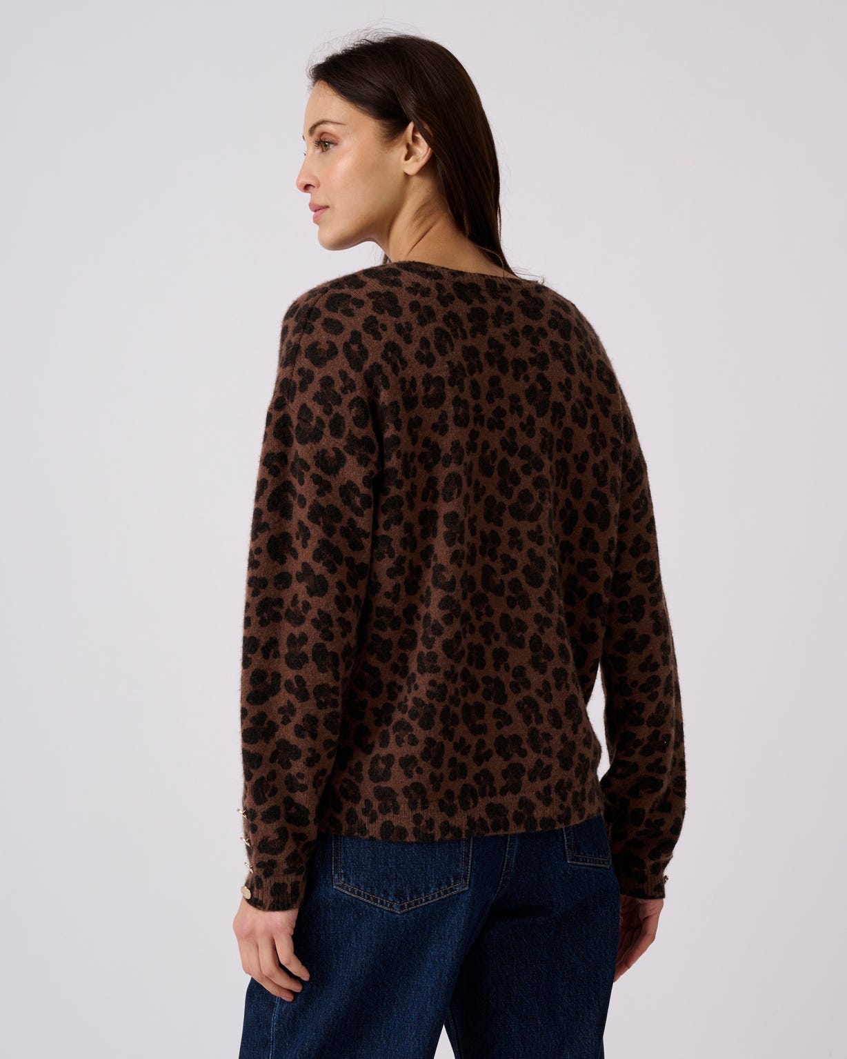 Pull Thermolactyl à boutons uni ou imprimé animalier