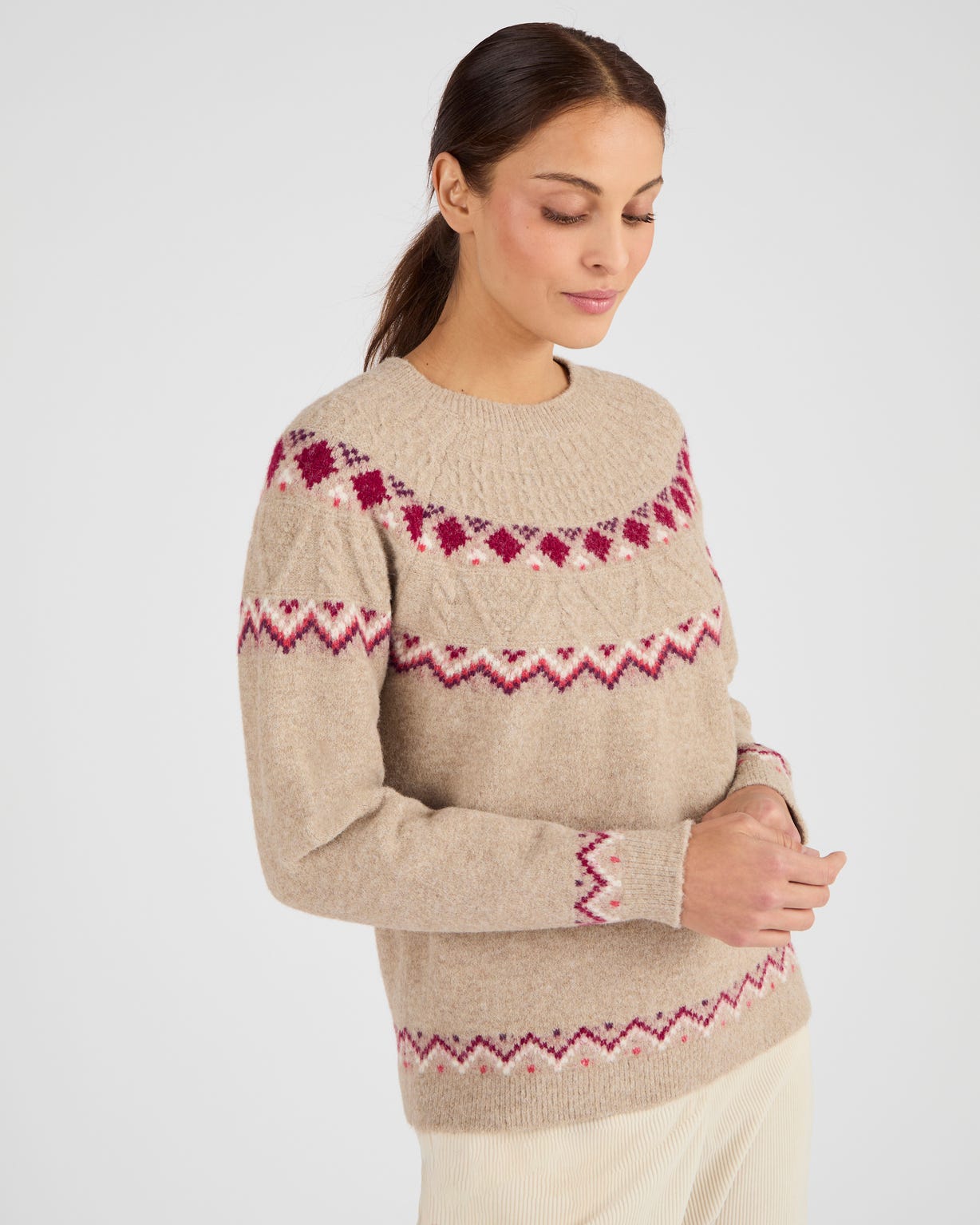 Pull jacquard Thermolactyl