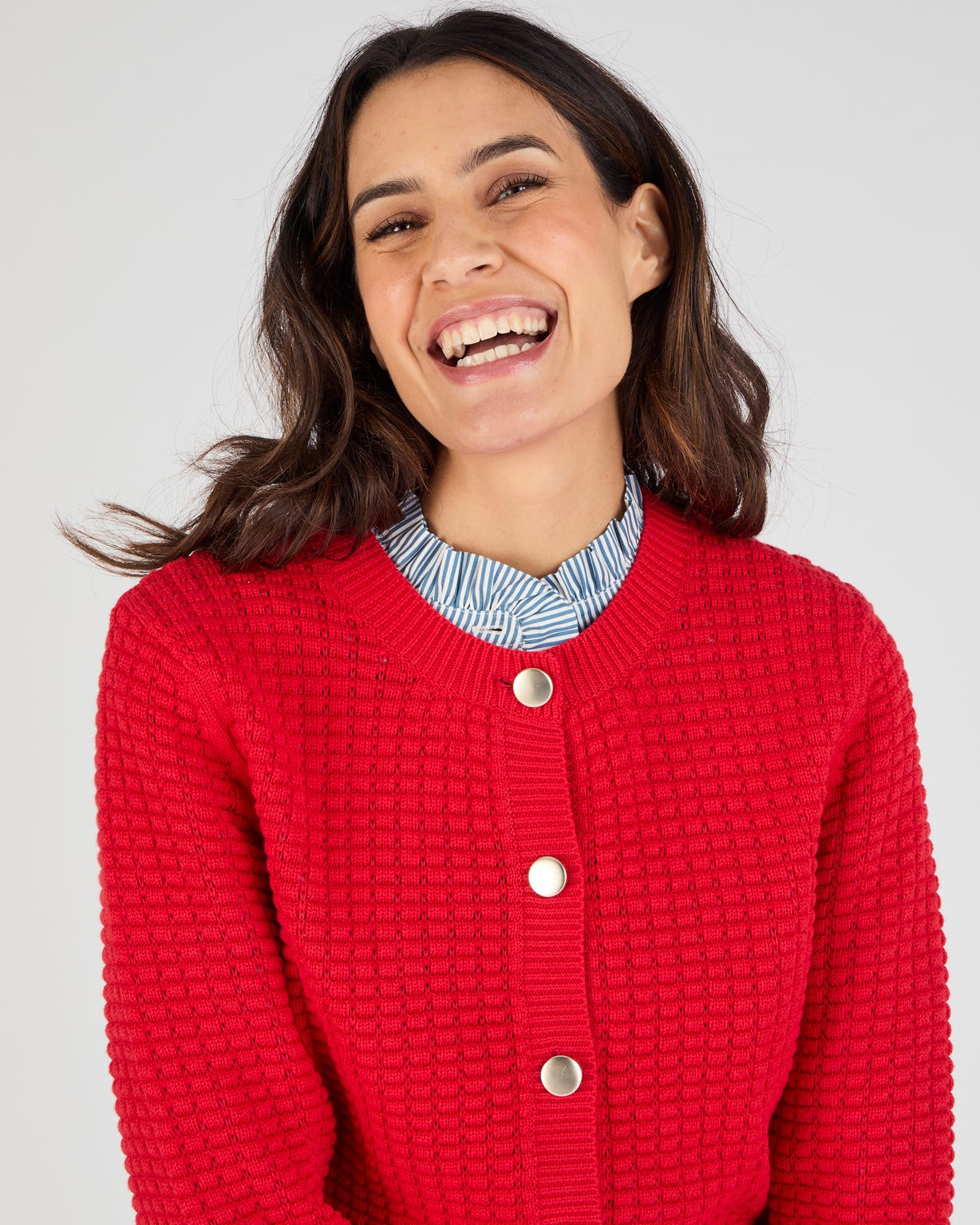Cardigan uni ou rayé