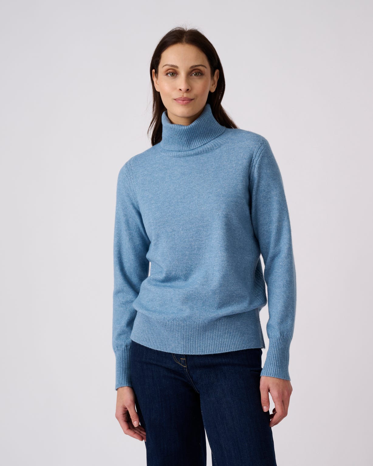 Pull col roulé fine maille Thermolactyl