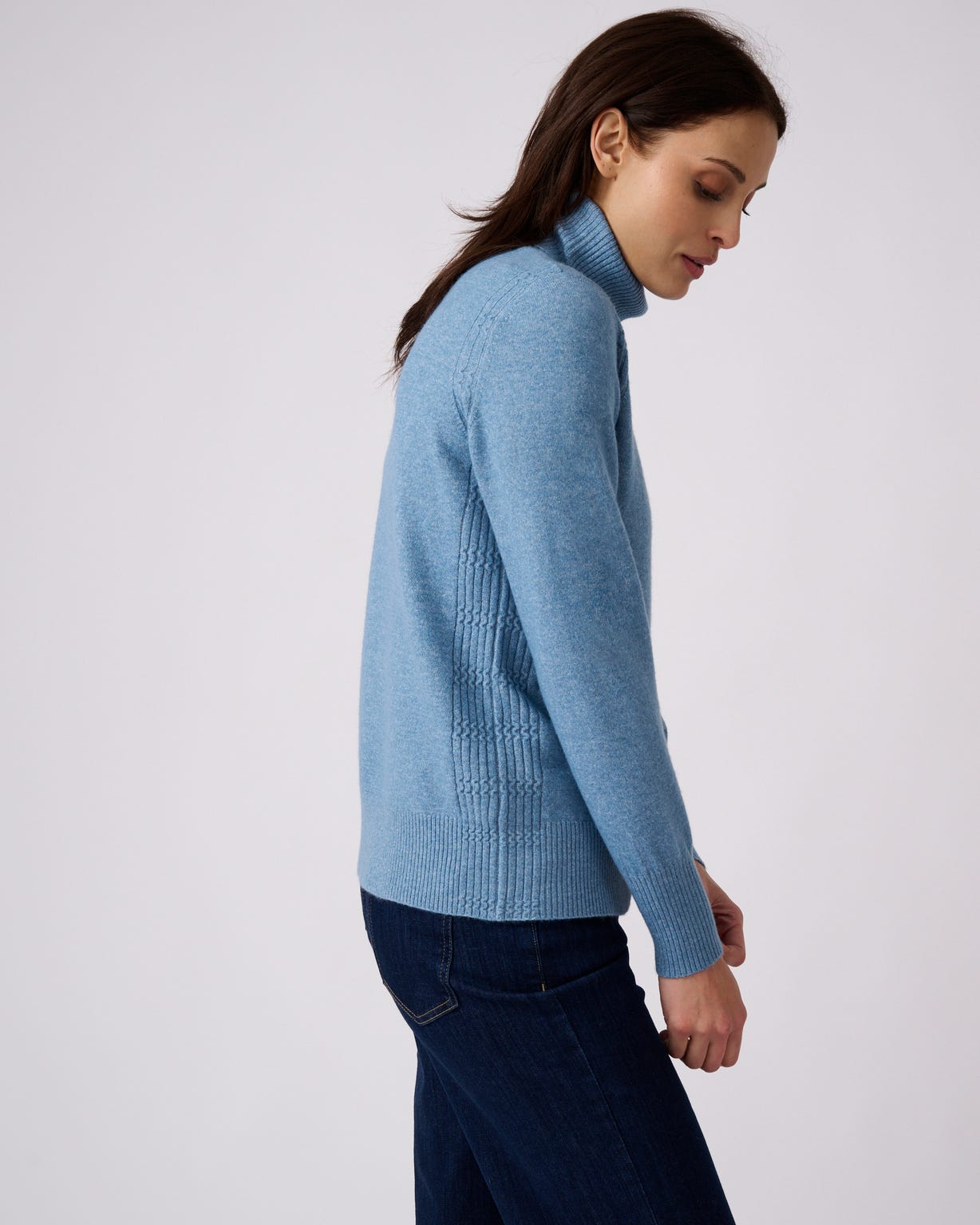 Pull col roulé fine maille Thermolactyl