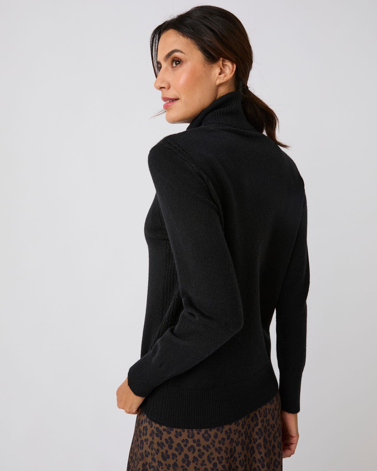 Pull col roulé fine maille Thermolactyl