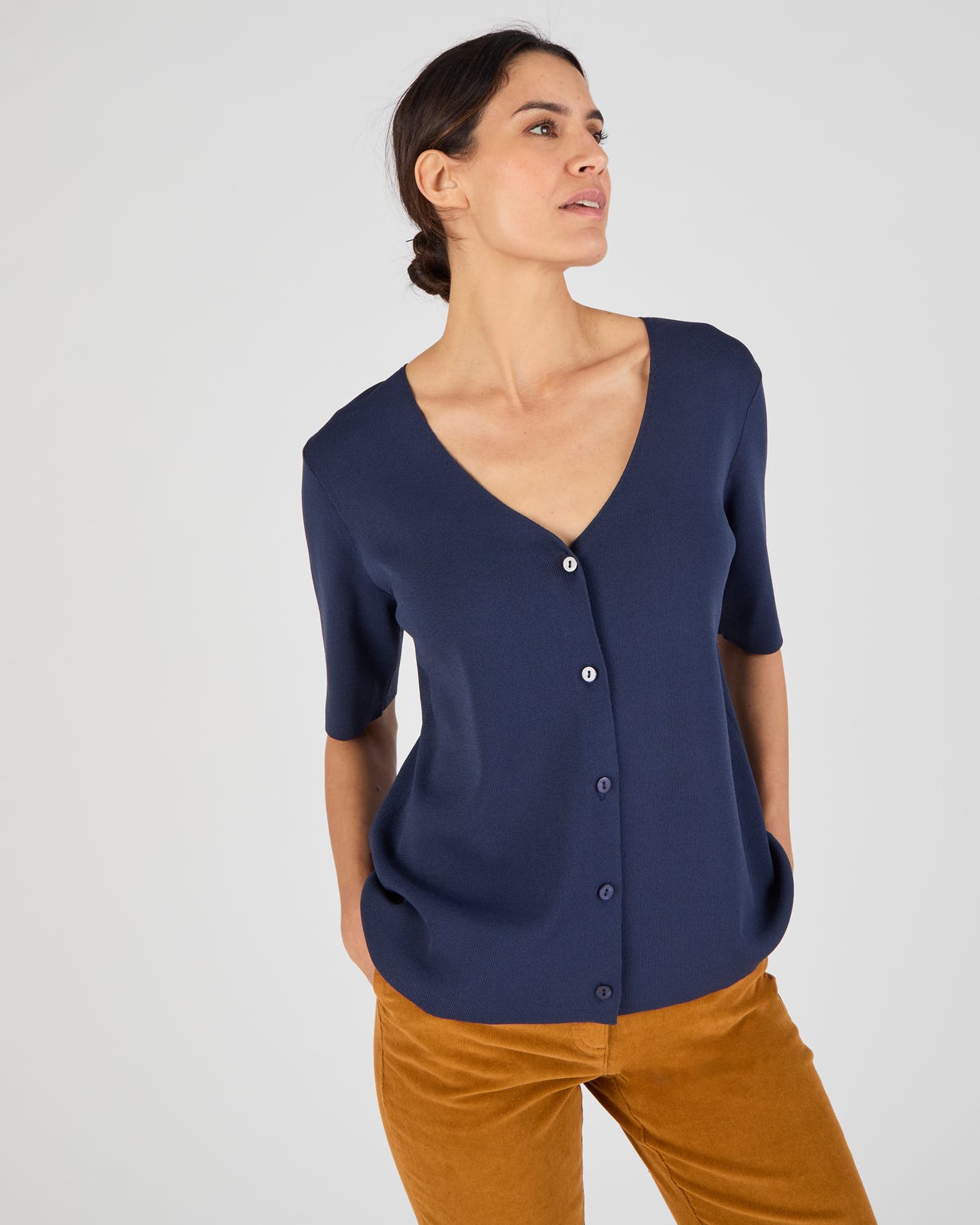 Gilet maille élégant