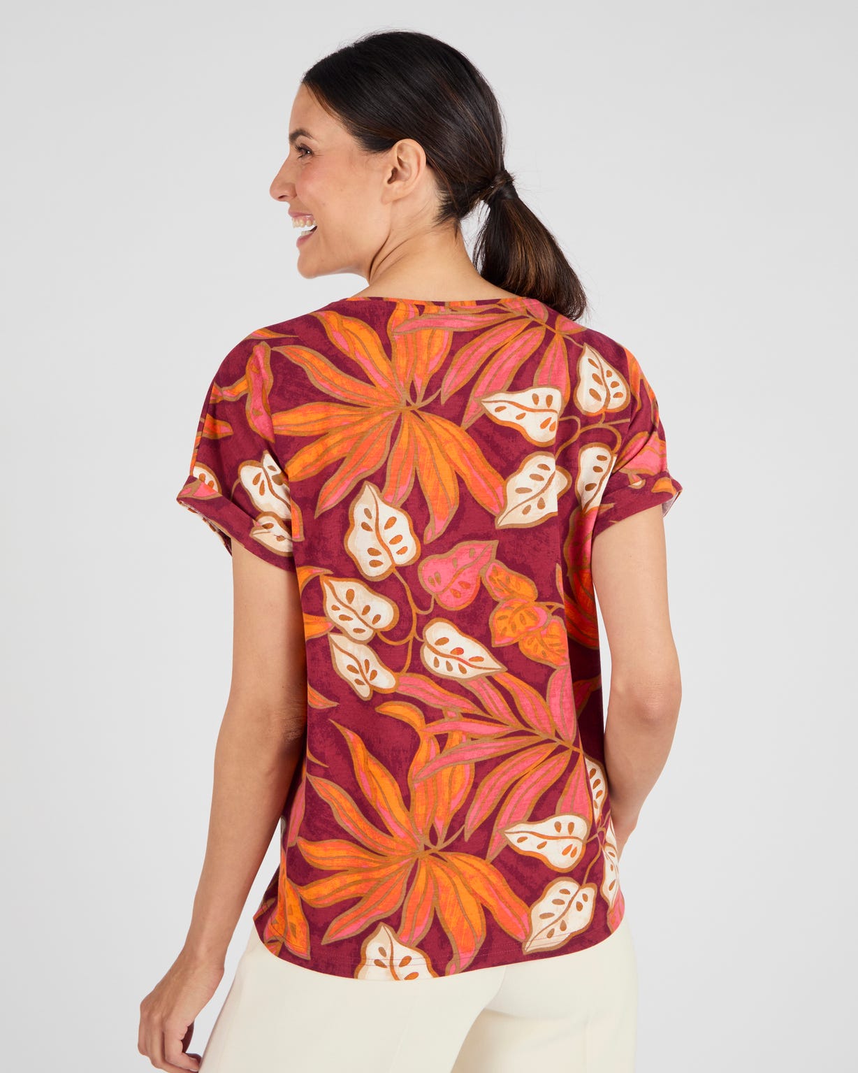 T-shirt imprimé tropical Climatyl
