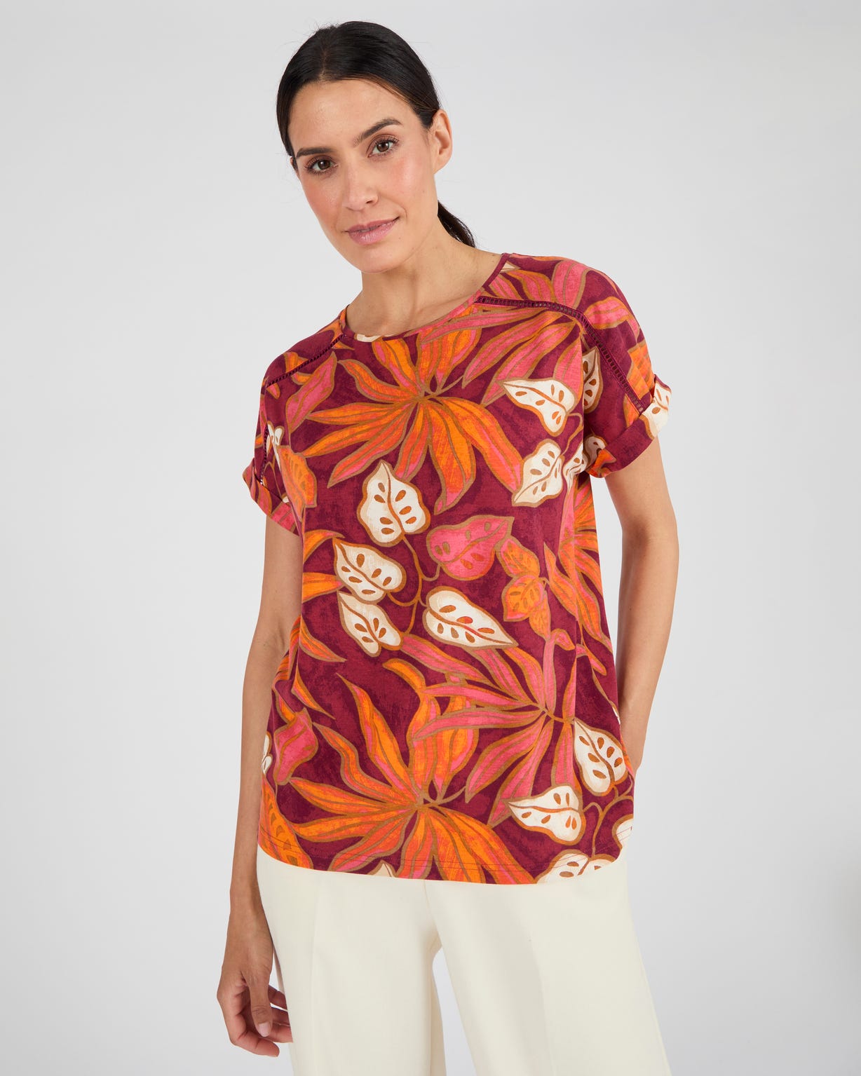 T-shirt imprimé tropical Climatyl