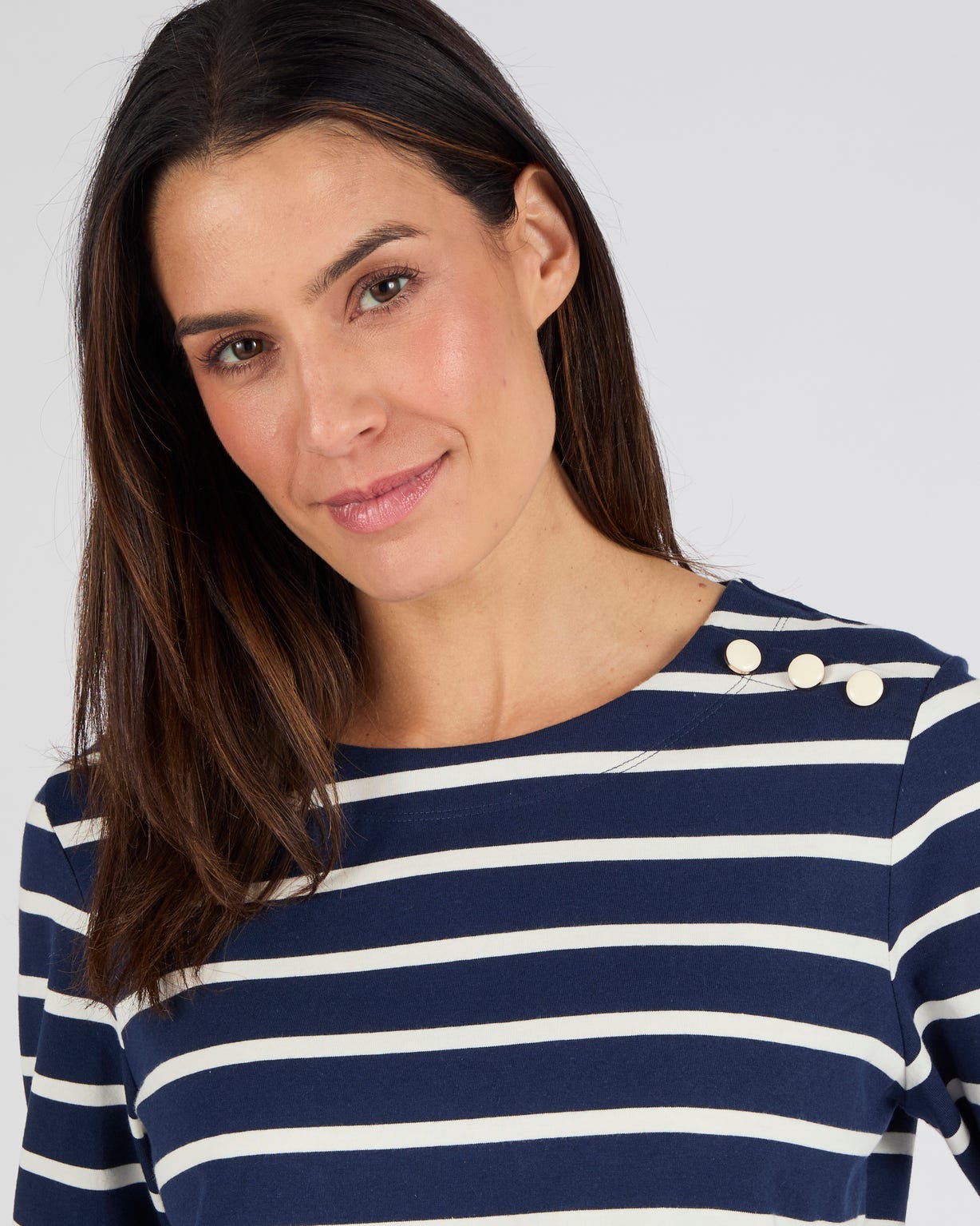 T-shirt rayé pur coton