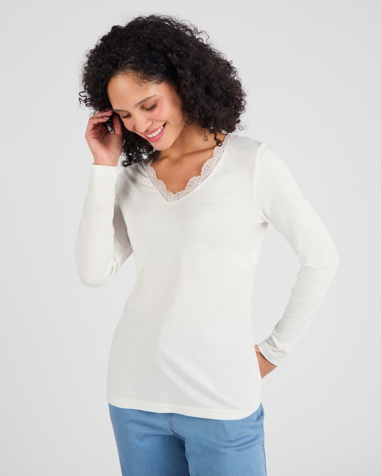 T-shirt Thermol'love dentelle