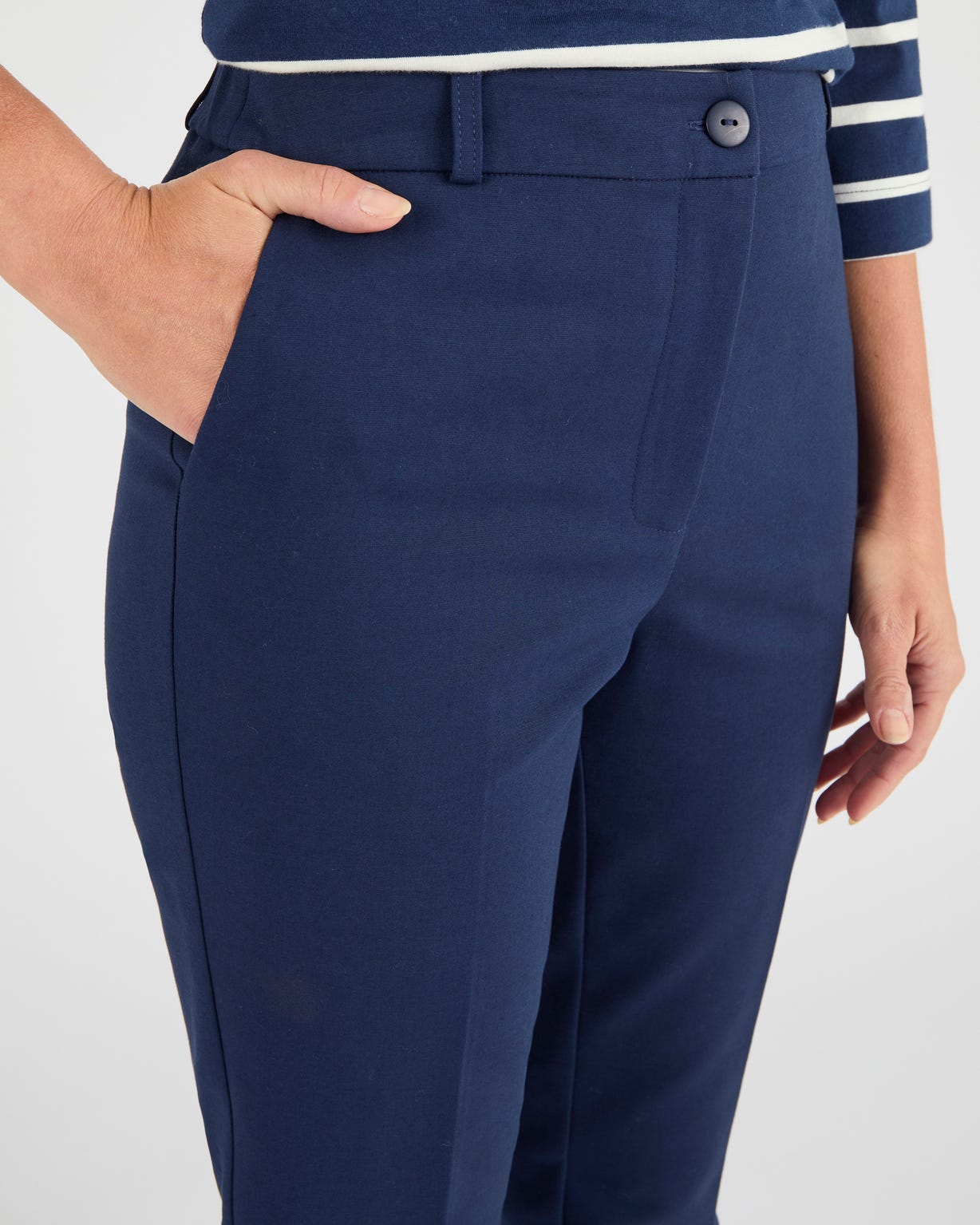 Pantalon 7/8ème satin de coton