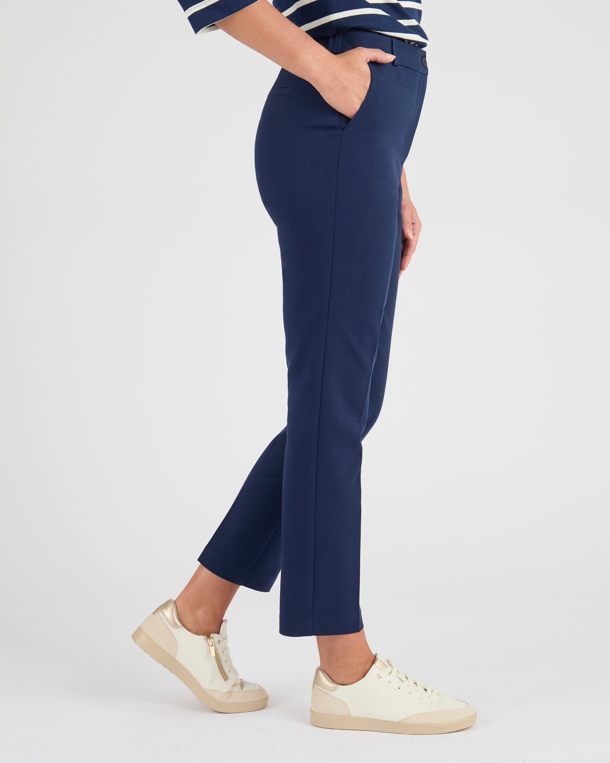Pantalon 7/8ème satin de coton