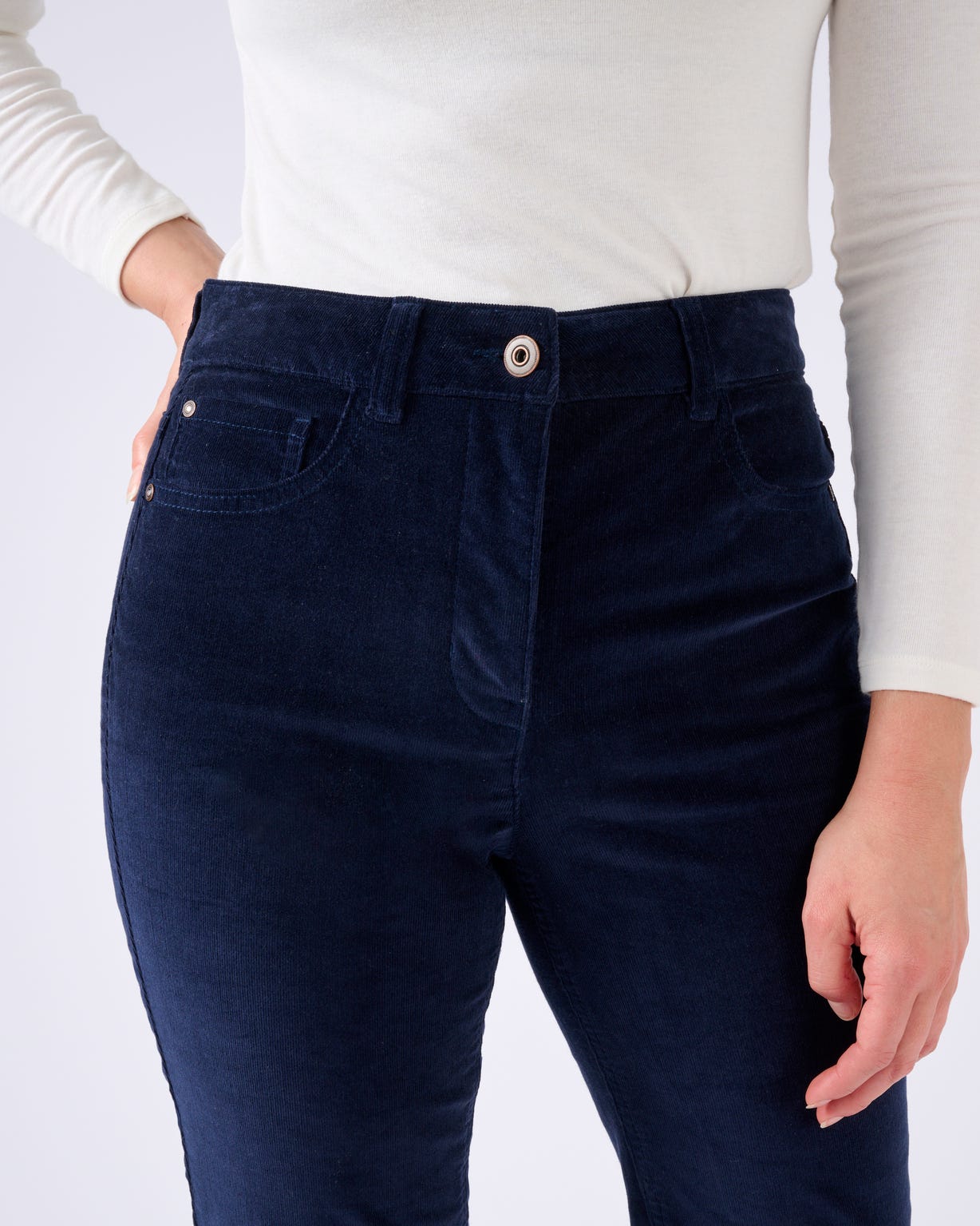 Pantalon velours milleraies Perfect Fit by Damart